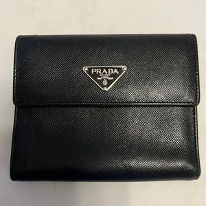 Black Prada wallet
